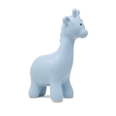 Child to Cherish Ceramic Giraffe Bank, Blue