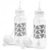 Hands-Free Baby Bottle - Anti-Colic Nursing System 9 oz Baby Bottle with Fast Flow Nipple/Teat 3m+ with Tube Straw Feeding System for Toddler (2 Bottles - Elephant) view 1