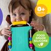 Mobi Peeka Activity Toy - Tummy Time Baby Mirror, Food Grade Silicone Montessori Toys, Shatterproof Mirror for Babies, BPA and Phthalate Free - for 0-6 Months Newborns and Up view 2