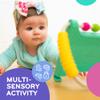 Mobi Peeka Activity Toy - Tummy Time Baby Mirror, Food Grade Silicone Montessori Toys, Shatterproof Mirror for Babies, BPA and Phthalate Free - for 0-6 Months Newborns and Up view 3