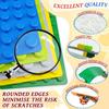 BOROLA Classic Large-Sized Bricks Baseplates 10" x 10", Multi-Color Building Brick Base Plate Compatible with Most Major Brands Perfect for Creative Play(2PCS,Light Green) view 4