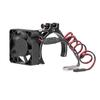 GoolRC RC Car Motor Heatsink Cooling Fan with Thermal Sensor CNC Aluminum Alloy Clamp Heatsink for 4268 4274 Motors 1/8 1/10 Buggy Cars (Black) view 1