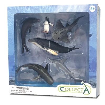 Collecta play set marine animals Deluxe Window Box 6-piece