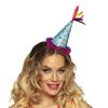 Boland 00944 - Headband Party Hat, Headpiece, Hat, Mini Hat, Dots, Costume, Theme Party, Carnival, Birthday view 2
