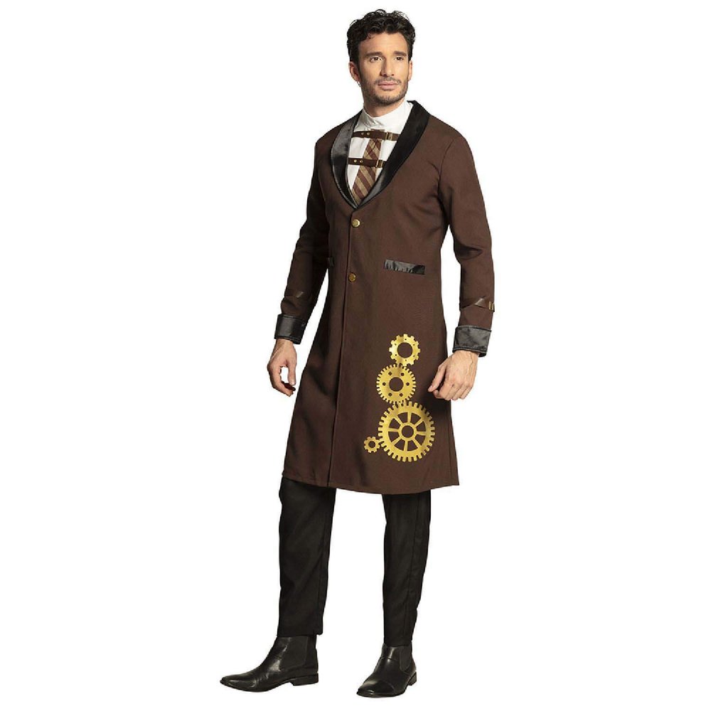 Boland - Sir Steampunk costume, jacket and shirt, for men, timepunk, blazer, dickey, aristocrat, fancy dress, carnival, costume party
