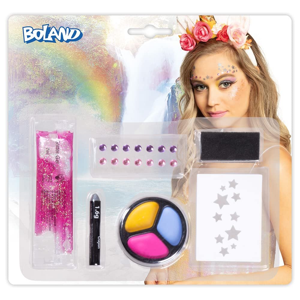 Boland 10135557 Unicorn Make-up Set, Multi-Coloured