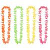Boland 52199 Hawaiian Necklaces, Pack of 25, 4 Neon Colours, Flower Chains, Flower Wreath, Necklace, Accessory, Beach Party, Theme Party, Carnival view 2