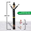 LookOurWay Air Dancers Inflatable Tube Man Attachment - 20 Feet Tall Wacky Waving Inflatable Dancing Tube Guy (Blower Not Included) - Thanksgiving Theme - Pilgrim view 2