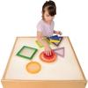 Constructive Playthings Kids Acrylic Nesting Shape Toys, 12 pcs., Multicolor view 2