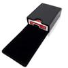 Luck Lab Single Deck Leather Playing Card Case/Holder - Black- Fits Poker and Bridge Size Cards view 3