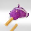 Ponyland: Music Stick Animal - Purple & White Horse - Music Button, Sturdy Two-Piece Stick W/Colorful Soft Plush Animal Head, Toy, Kids Ages 3+ view 2