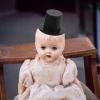 NUOBESTY 100pcs Miniature Top Hats Mini Black Plastic Magician Hats for Doll Snowman Christmas Party Holiday Goodie Bag DIY Craft Supplies (2.3x1.6cm) view 3