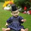 NUOBESTY 100pcs Miniature Top Hats Mini Black Plastic Magician Hats for Doll Snowman Christmas Party Holiday Goodie Bag DIY Craft Supplies (2.3x1.6cm) view 4