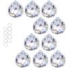 40mm 10Pack Crystal Ball Prism 1.57 Inch Decorative Ball for Chandelier Window Suncatcher Rainbow Maker view 1