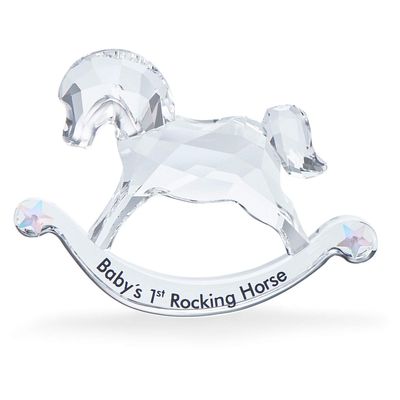 SWAROVSKI First Steps Baby's 1St Rocking Horse