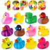ArtCreativity Jeep Ducks - 12 Rubber Ducks for Jeep Ducking, Fun Rubber Duckies in Bulk for Jeeps, Bathtub Toys, Carnival Prizes & Birthday Party Favors for Kids, 12 Unique Designs view 1