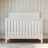 Child Craft Woodland 4-in-1 Convertible Crib, Baby Crib Converts to Day Bed, Toddler Bed and Full Size Bed, 3 Adjustable Mattress Positions, Non-Toxic, Baby Safe Finish (Brushed Cotton) view 2