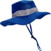 Dark Blue S/M Fits Youth Size 4-7 Combination Set Vest and Hat: 1 Blue Cargo Vest for Kids with Reflective Safety Straps & 1 Floppy Bucket Sun Hat with Chin Strap. Color: Navy Blue S/M Size 4-7 view 2