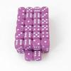 Light Purpl Opaque Dice with White Pips D6 12mm (1/2in) Bulk Pack of 50 Wondertrail view 1