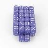 Purple Opaque Dice with White Pips D6 12mm (1/2in) Bulk Pack of 50 Wondertrail view 1