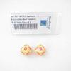 Sunburst Festive Dice with Red Numbers D10 Aprox 16mm (5/8in) Pack of 2 Wondertrail view 1