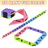 U-Fidget Shape Shifting Multi Colored Folding Toy Deal for Stress Relief, Focus, and Hand Therapy  Compact and Travel-Friendly view 2