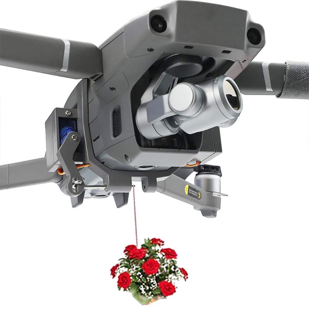 iMusk Lightweight Drone Airdrop Device Air Drop System Remote Control Delivery Emergency Rescue Wedding Gift Thrower for DJI Mavic 2 Pro/Zoom Accessories