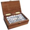 Alex Cramer Double 9 Dominoes Set for Adults with Spinners. Domino Set in Black Walnut Case. Holds 55-Piece Set of Dominoes (Dominos Set) view 3