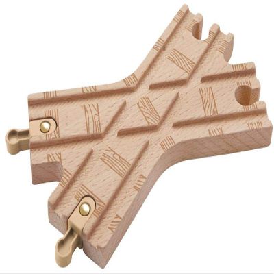 Thomas Wooden Crossing X Switch Track (1 Piece) Train Track Pack Loose
