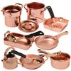 CP Toys 13 Piece Plastic Copper Look Cookware Set for Pretend Kitchen Play for Ages 3 Years and Up view 1