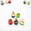 1:12 Miniature Set 5 Christmas Clay Cake 15mm Dollhouse Food Holiday Cafe view 1