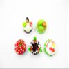 1:12 Miniature Set 5 Christmas Clay Cake 15mm Dollhouse Food Holiday Cafe view 2