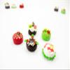 1:12 Miniature Set 5 Christmas Clay Cake 15mm Dollhouse Food Holiday Cafe view 3
