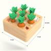 Ancaixin Montessori Toys for Babies 6-12 Months, Wooden Toys for 1 Year Old Boys and Girls, Educational Carrot Harvest Toy for Toddlers, Shape Sorting Matching Puzzle, Developmental Birthday Gifts view 4