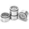 Que-T 1.9" RC Crawler CNC Metal Beadlock Wheel Rims for 1/10 Axial Scx10 D90 D110 TRX-4 (Silver) view 3