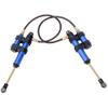 2pcs RC Car Internal Spring, Negative Pressure Shock Damper with Spring Absorber Springs Adjustable Damper Gun Compatible for SCX10 D90 1/10 RC Car(Blue-110m) Model Car view 3