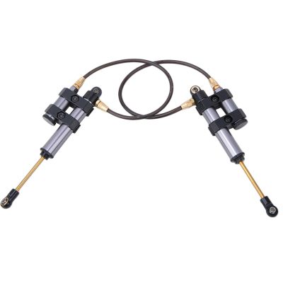 2pcs RC Car Internal Spring Negative Pressure Shock Damper with Spring Absorber Springs Adjustable Damper Compatible for SCX10 D90 1/10 RC Car(-100m) Rc Shocks Shocks