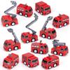 ArtCreativity Mini Pullback Fire Truck Toys (Bulk Pack of 24) Firefighter Birthday Party Supplies, Firetruck and Fireman Party Favors, Goodie Bag Fillers for Kids Ages 3+ view 1