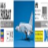 Hasegawa Mig-25 Foxbat, 1/72 Scale D Series Russian Air Force Interceptor Aircraft Model Kit/Item # 00434 view 4