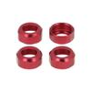 CEN Racing Shock Cap Red Anodized (4) CQ0109 view 1