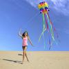 14ft R2F Rainbow Soft Octopus Kite for Kids and Audlts-Large Kite with 11.5ft Long Tail and 200ft Flying line-Easy to Fly Toy for Outdoor Games Beach and Activities view 3