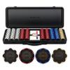 SLOWPLAY Nash 14g Clay Poker Chip Set for Texas Hold'em, 500 PCS [Blank Chips - Black Gold Edition] Features a Premium Case with Durable German Polycarbonate Shell view 1
