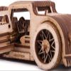 Wood Trick Hot Rod Wooden Model Car Kit to Build - Rides up to 32 feet - Detailed - 3D Wooden Puzzles for Adults to Build - Engineering DIY Mechanical Wood Model Kits for Adults view 4