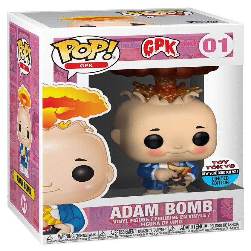 Adam Bomb (Toy Tokyo 2018 NYCC Exc): Funko Pop! GPK Vinyl Figure & 1 Compatible Graphic Protector Bundle (001-34224 - B)