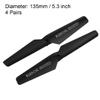uxcell ABS Propeller CW CCW 4 Pair + 8 Guard Cover + 4 Landing Skid for SYMA X5C X5SC Quadcopter Drone Black view 2
