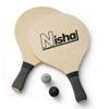 Nisha - Paddle Ball Set, Complete Set with 2 Pro Balls, 2 Rackets and Paddle Grips, Interactive Indoor, Outdoor and Beach Game, Comes in a Durable Plastic Case view 1