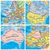 Exerz World Globe Dia 5.5-inch (14cm)- Mini Globe Political Map - Educational/Geographic view 3