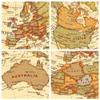 Exerz Antique Globe Dia 5.5-inch Mini Globe - English Map - Modern Map in Vintage Color view 3