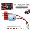 GoolRC Metal Gearbox 380 Brushed Motor Speed Change Replacement for 1/12 MN-D90 FJ-45 RC Car Parts (Red) view 2