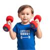 WOD Toys Baby Dumbbell Plush Dumbell with Rattle & Sensory Sounds  Safe, Durable Fitness Toy for Newborns, Infants and Babies (2) view 1